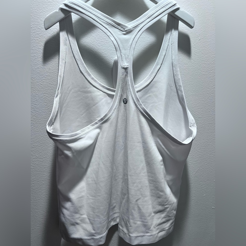 Lululemon cool Racerback Nulu Tank Top Womens Sz 10 EUC - Picture 2 of 2
